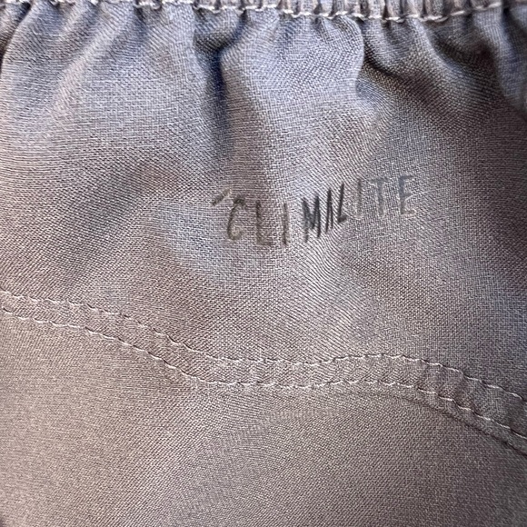 Adidas Women's Charcoal Shorts size medium with black stripe - Picture 3 of 6